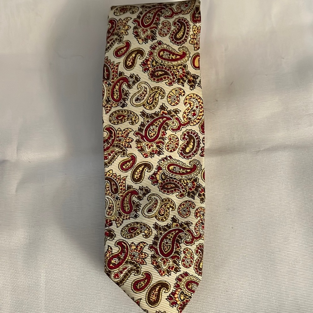 Vintage Zareh Handmade Silk Necktie